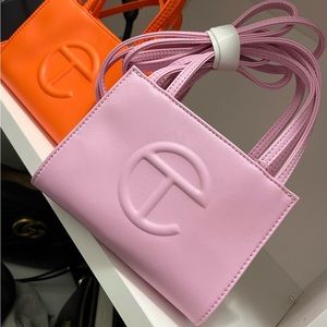 Telfar bubblegum pink small